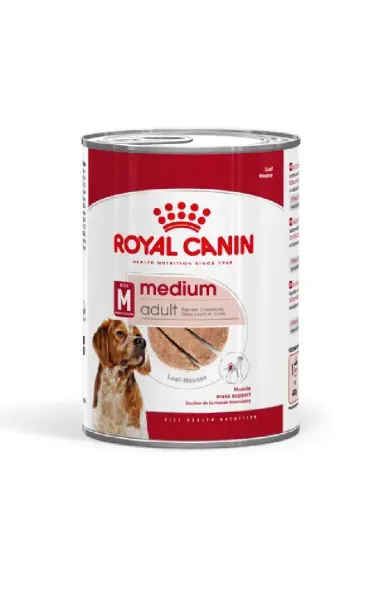 Royal Canin Wet Medium Adult Loaf Dog Food Can 410 gr