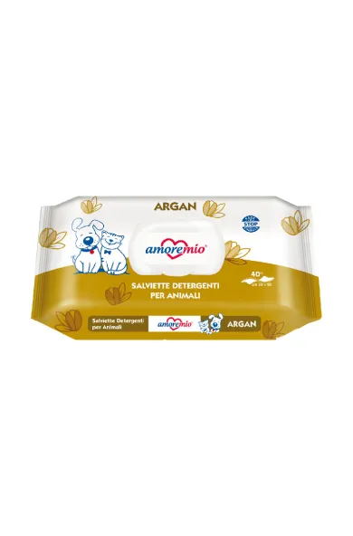 Amoremio Argan Pet Wipes 40pcs