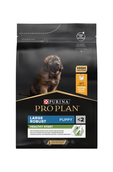 PURINA PRO PLAN DOG LARGE ROBUST PUPPY CHICKEN - 3KG