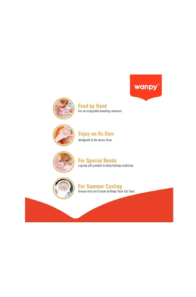 Wanpy Cat Lickable Cream Salmon 16g*32
