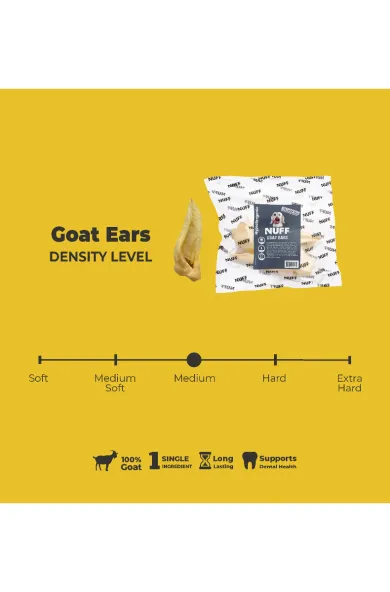 NUFF Goat Ear Dog Chews