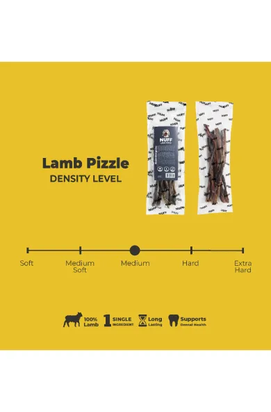 NUFF Lamb Pizzle Dog Chews 80 - 100g