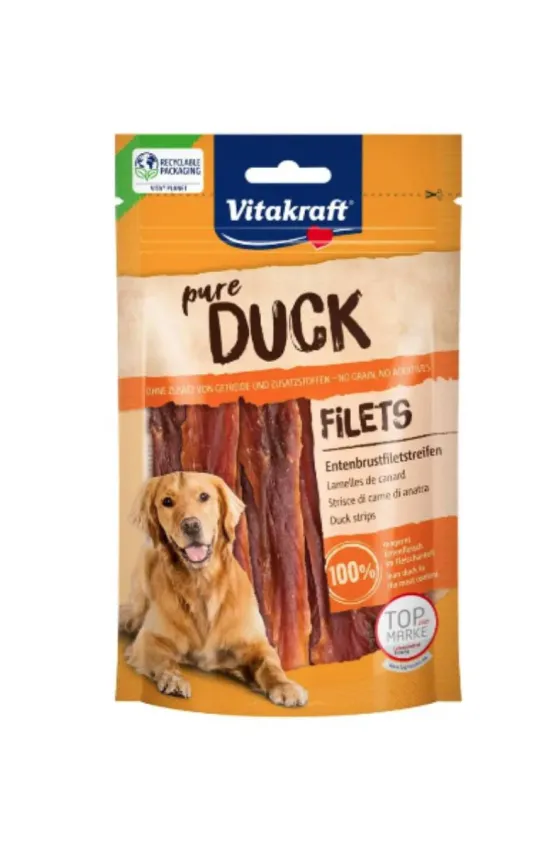 VITAKRAFT PURE DUCK STRIPS 80G