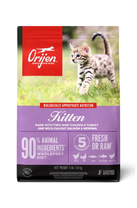 Orijen Kitten Chicken, Turkey & Wild caught Fish - 340g