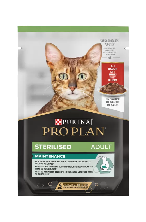 Purina Pro Plan Adult Sterilised Cat Beef - 85g